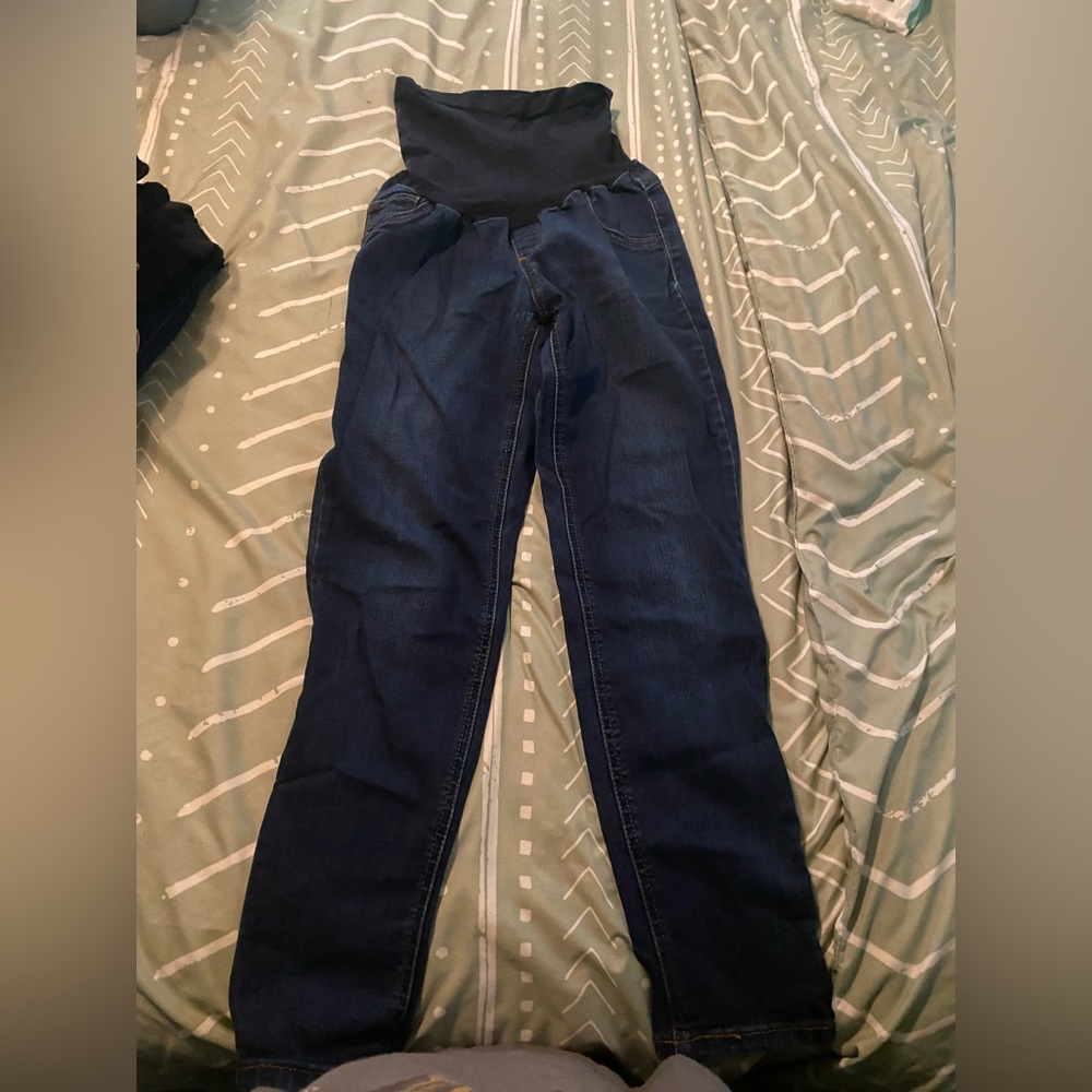 SOLD 5 FOR 20 BUNDLE FOR OFFER Jessica Simpson Dark Blue Maternity Jeans